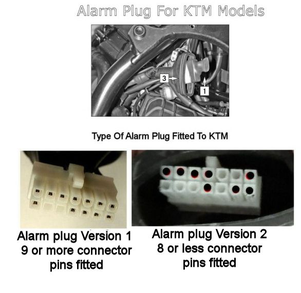 Type of alarm plug fitted